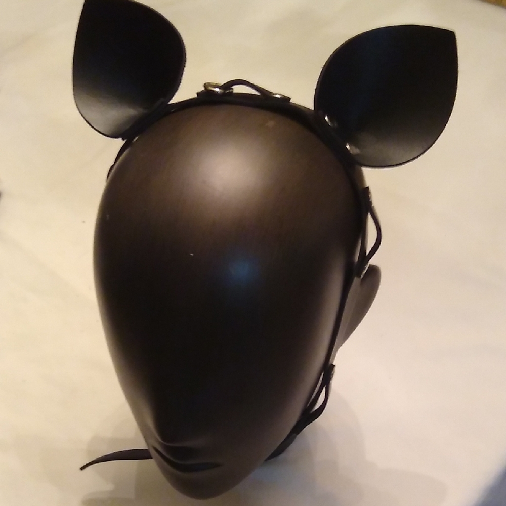 Black Pig Ears Headband